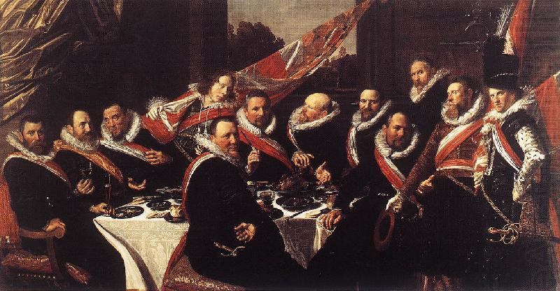 Banquet of the Officers of the St George Civic Guard (detail) af, HALS, Frans